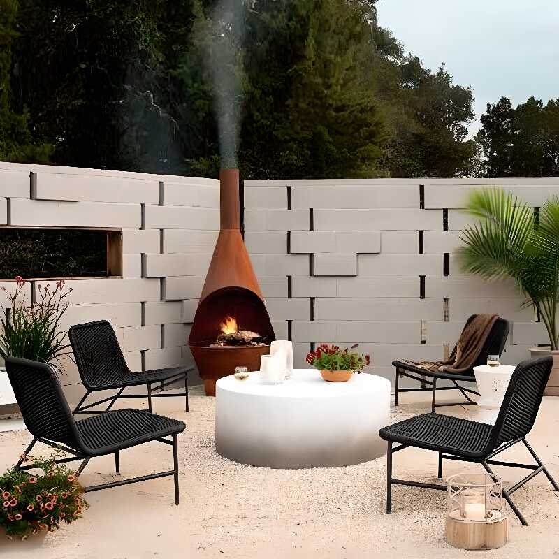 Trendy Alloy Black Sofa for 1, 1 Piece, UV Resistant