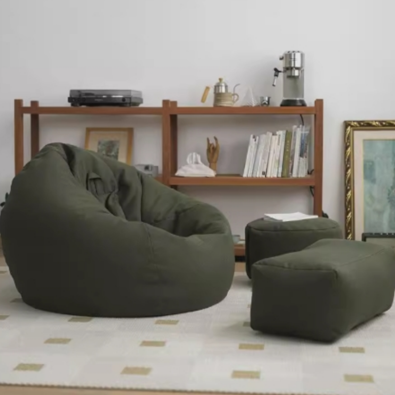 Adult Polymer Upholstered Bean Chair: Fade-proof, Environmentally Friendly, and Moveable