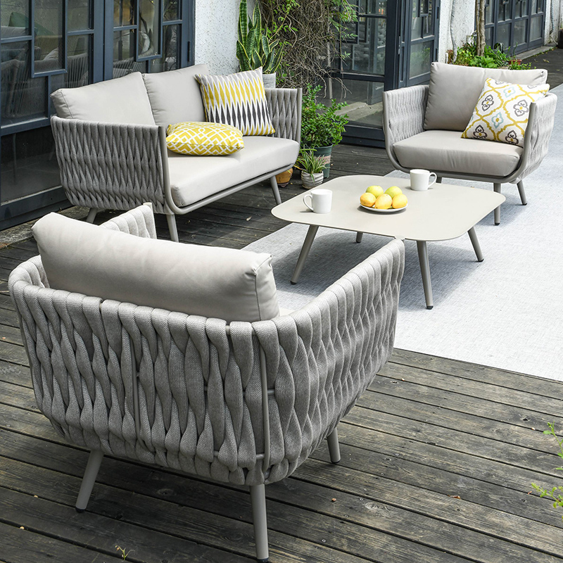 Modish Alloy Waterproof 1 Piece Sofa/Loveseat for 3/for 2/for 1 with Pillow and Cushion