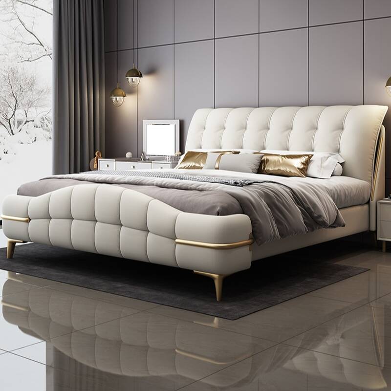 Cream Modish Pallet Bed Frame