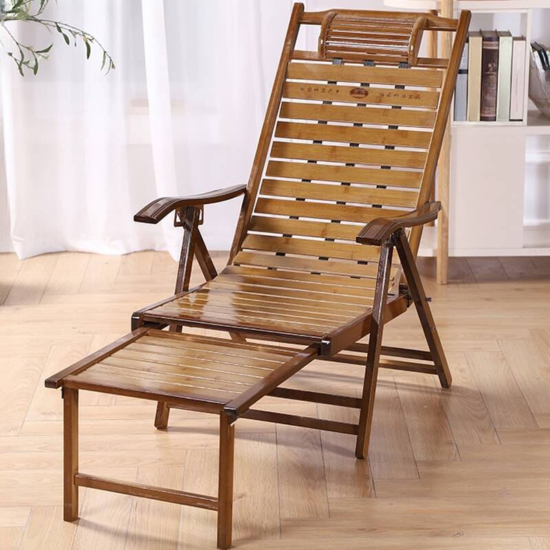 Solid Colour Recliner Armchair, Timber, Standard (No Motion), Locking Back Angle, Independent Foot Movement, Removable Cushion