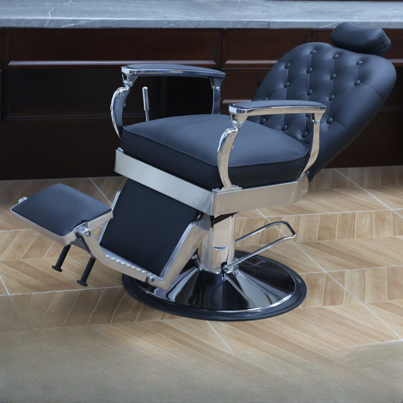 Moisture-proof Reclining Barber Chair for Comfort and Durability