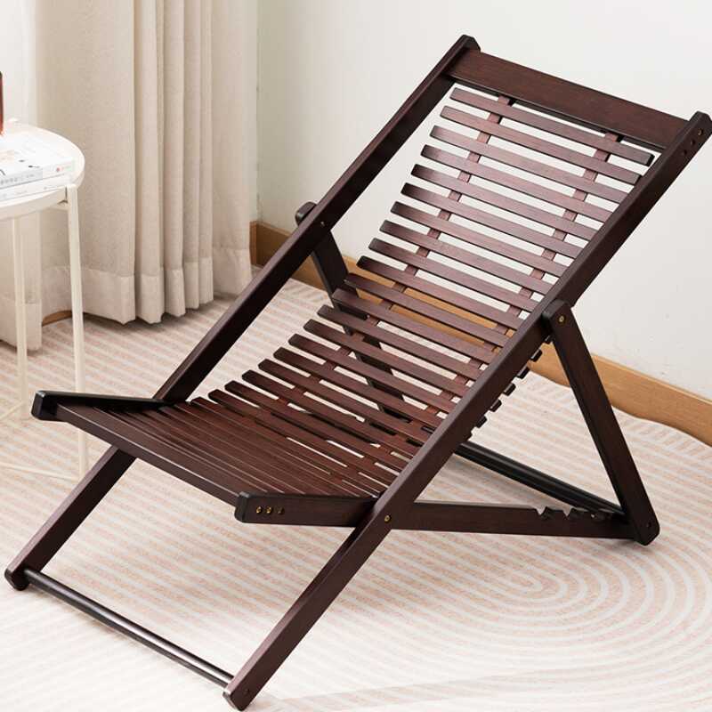Auburn Timber Reclining Chair, Fold-up & Non Rocking, Foot Rest & Footstool, Locking Back Angle