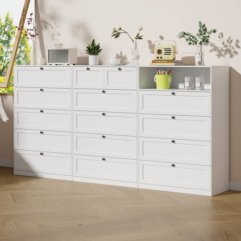 Modish Metal Multi-Functional Vertical/Horizontal Lingerie Chest/Console Dresser