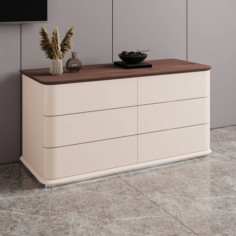3 Drawers/6 Drawers Trendy Chalk Wood Vertical/Horizontal Bachelor Chest/Double Dresser