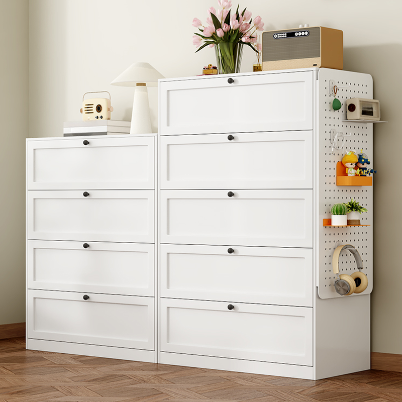 Simplistic Chalk Steel Vertical/Horizontal Bachelor Chest/Semainier with 4 Drawers/5 Drawers/3 Drawers