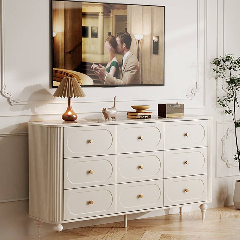 Casual Hardwood Console Dresser/Semainier with 6 Drawers/9 Drawers/8 Drawers, Horizontal/Vertical Orientation