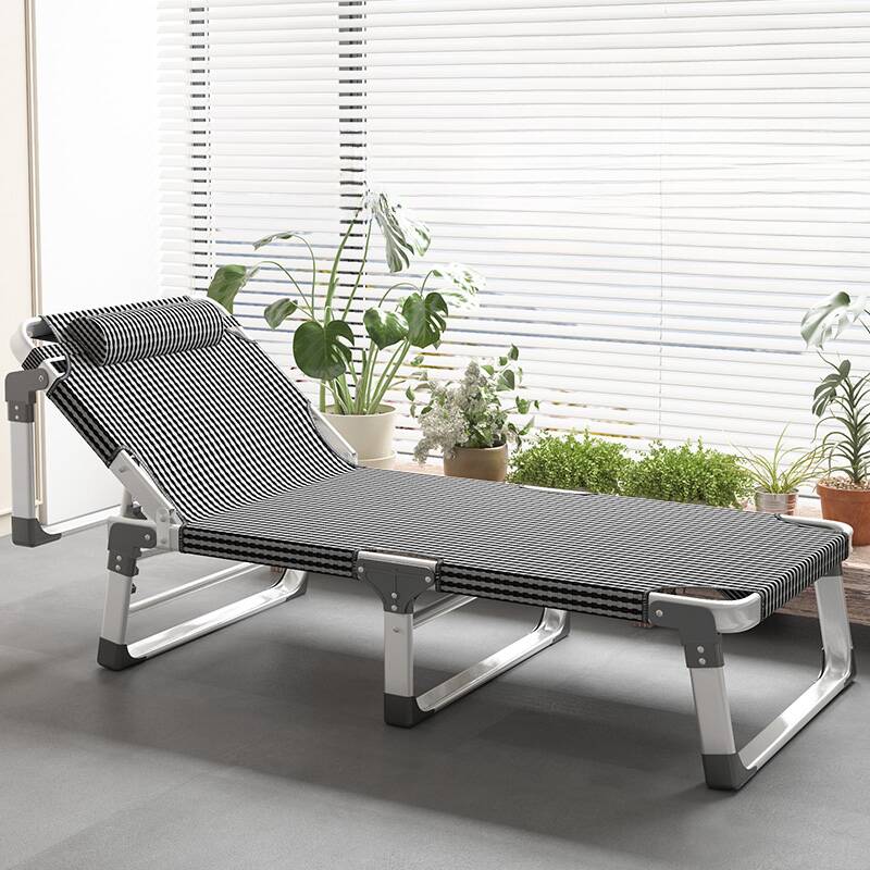 Non Rocking Sepia/Dove Grey/Azure Collapsible Recliner Chair with Removable Cushion, Headrest, Metal Frame and Independent Foot Movement