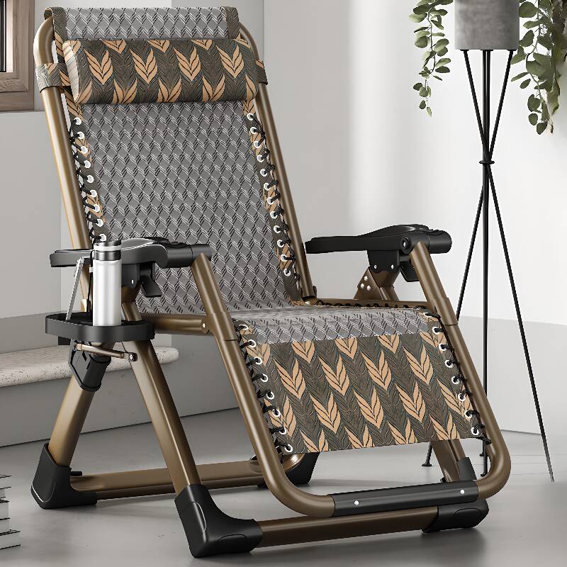 Pop Up Arm Recliner with Headrest and Cupholder Storage