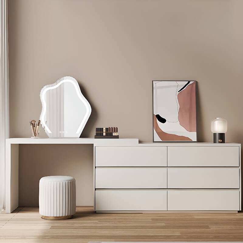 Multi-Purpose Scalable 2-in-1 Makeup Vanity with Push-Pull Feature