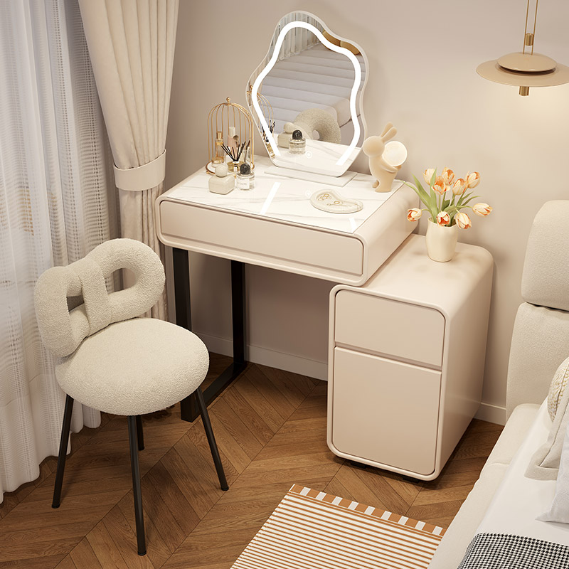 Modish Wood Makeup Vanity Large/Standard/Small with 2 Drawers & No Suspension