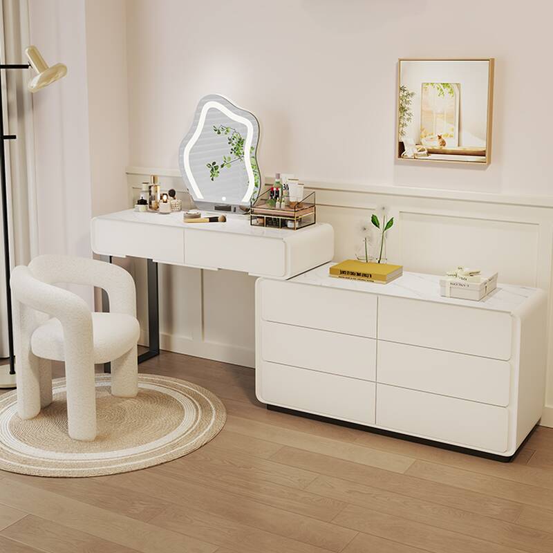 Scalable Multi-Purpose Vanity Set with Push-Pull, Adjustable Touch and Brightness