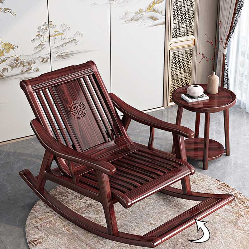 Craftsman Style Walnut Lumber Rocking Seat