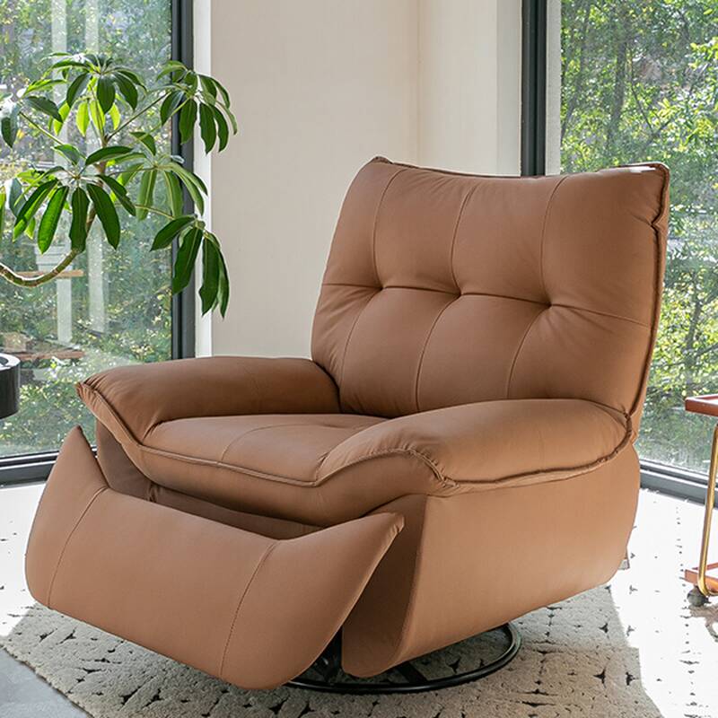 Simple Upholstered Swivel Rocking Seat, Scratch-tolerant and Padded