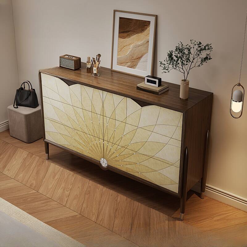 Auburn Simple Solid+Manufactured Wood Double Dresser with 3 Tiers, 6 Drawers, Horizontal Orientation