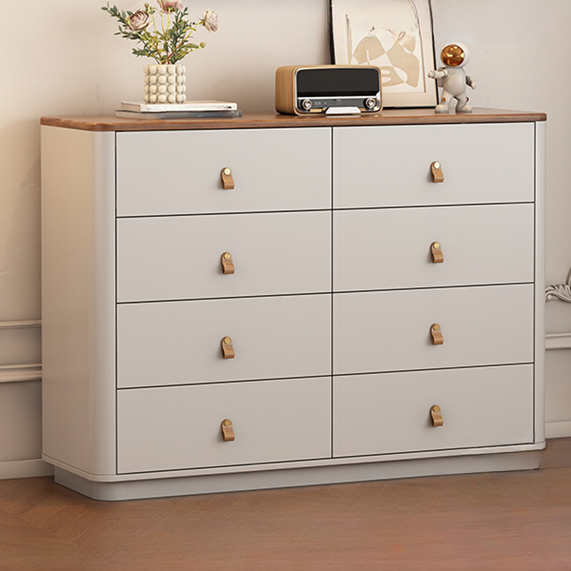 Contemporary 4 Tiers/3 Tiers/5 Tiers Double Dresser/Lingerie Chest in Dove Grey