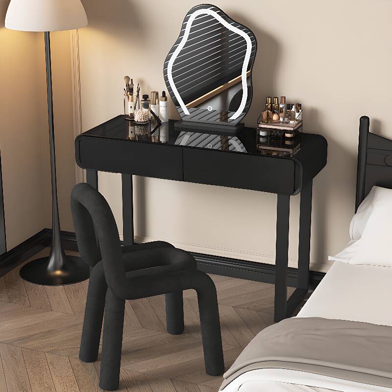 Multi-Purpose Vanity Set with Lighting, Push-Pull, Adjustable Touch and Brightness Features