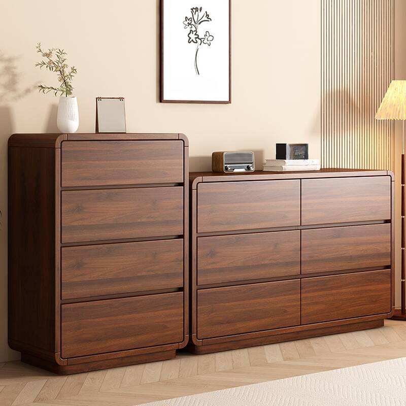 Simple Style 3/4 Tiers Console Dresser/Bachelor Chest in Manufactured Wood