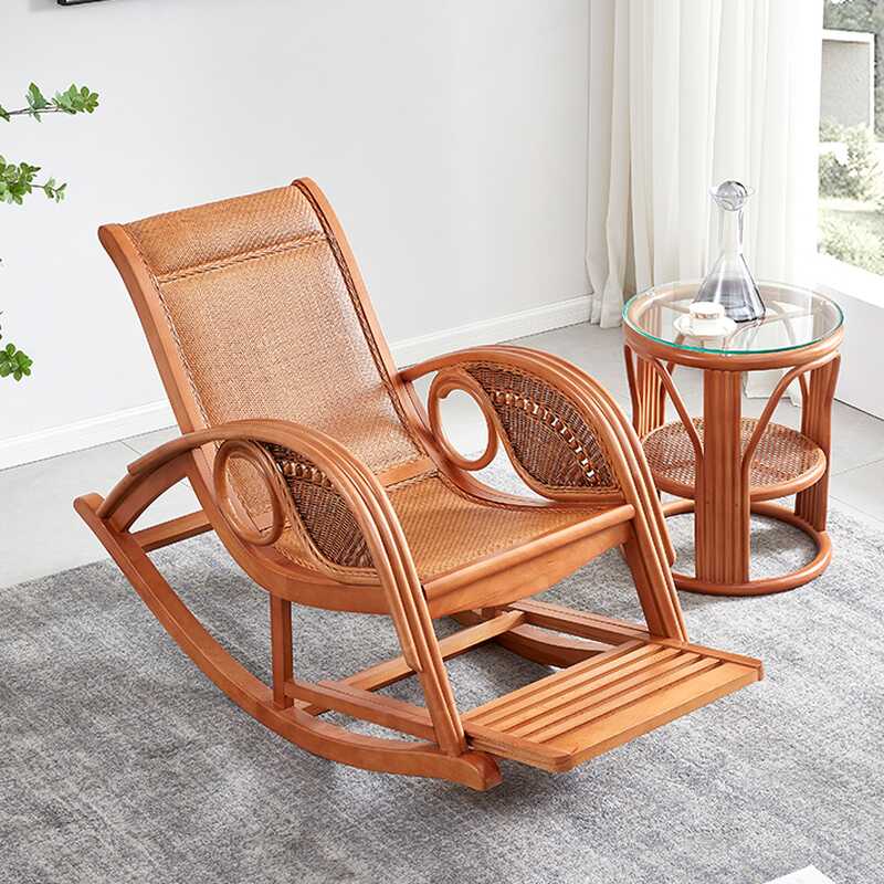 Auburn Simple Willow Rocking Seat with Track Arm