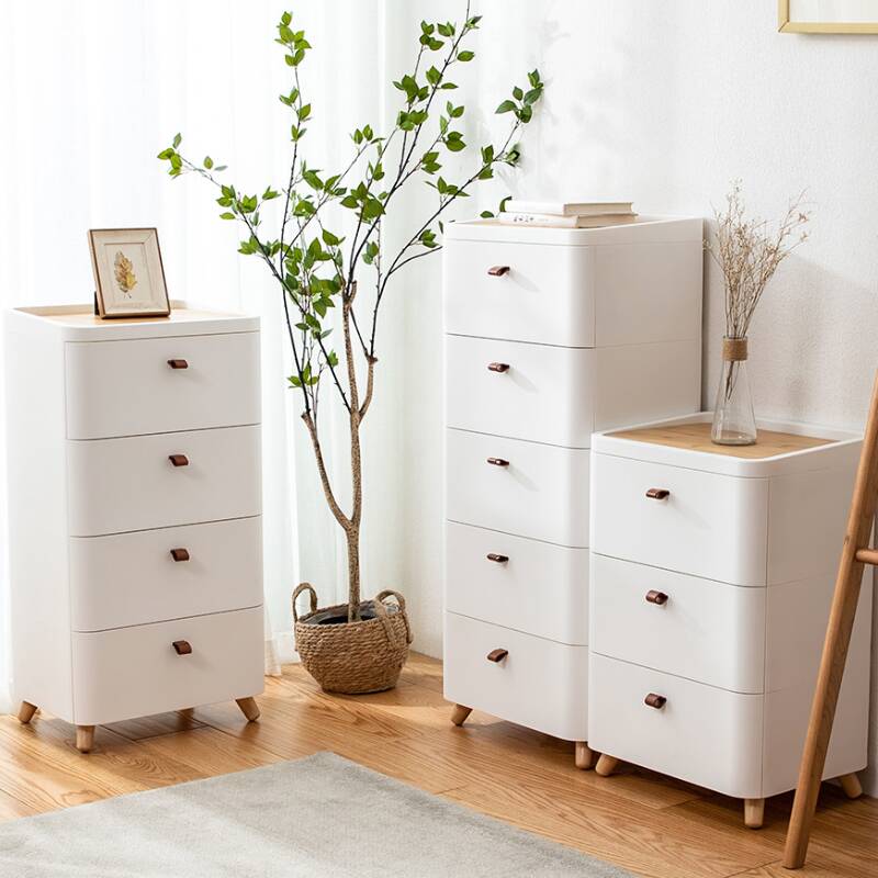 Modern Simple Style Plastic & Acrylic Bachelor Chest, 5 Tiers/3 Tiers/4 Tiers Included