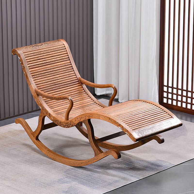 Craftsman Lumber Porch Rocker with Recessed Arm