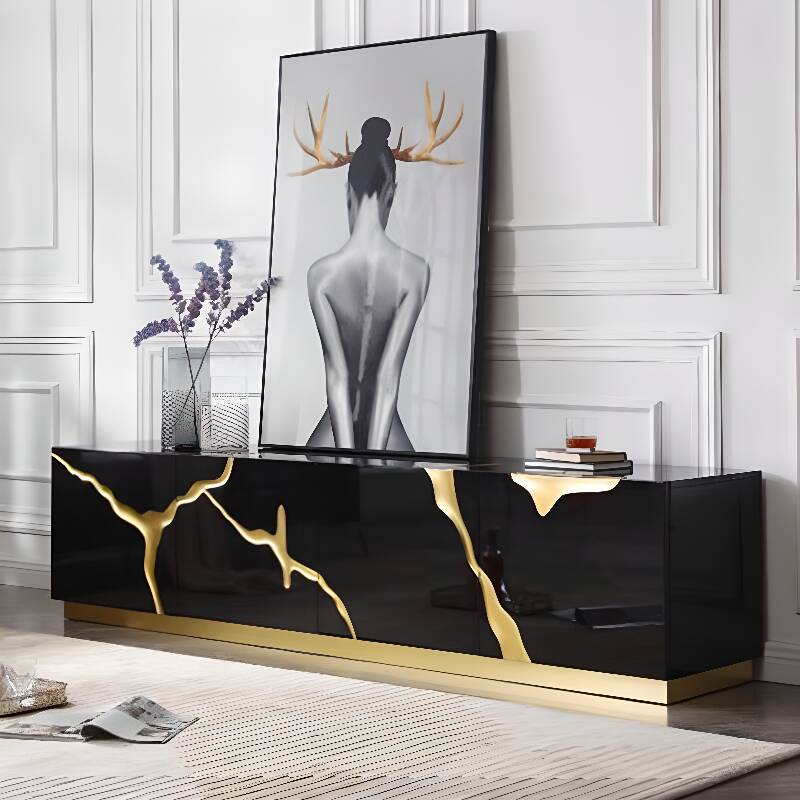 Modern Hallway Table with Timber Top on Pedestal Base, Ink/Chalk Colour, Scratch-proofed, Rectangular, Stain Resistant