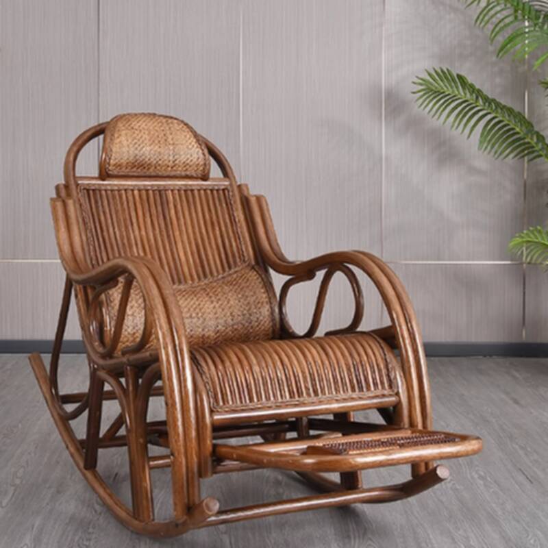 Cocoa Antique Lumber Rocking Accent Chair