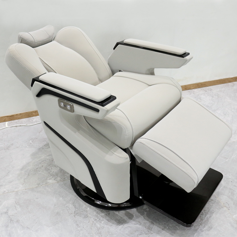 Square Motorized Rotating Barber Chair