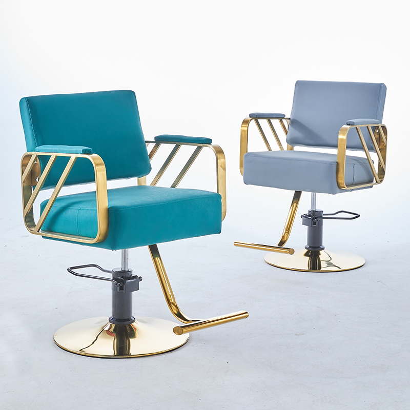 Hydrophobic Rotating Barber Chair with Exposed Back