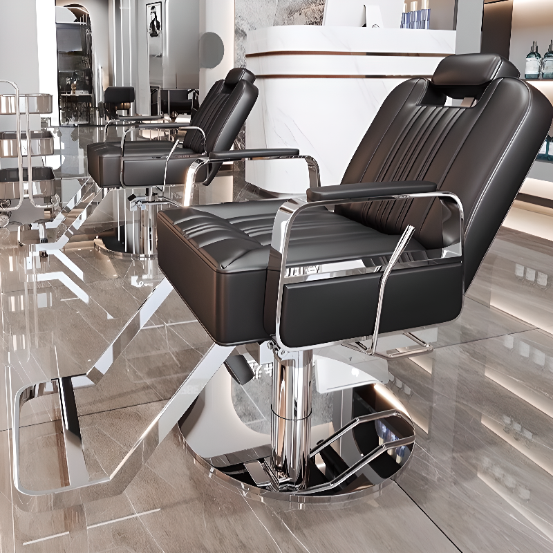Scratch-proof Barber Chair with Armrest