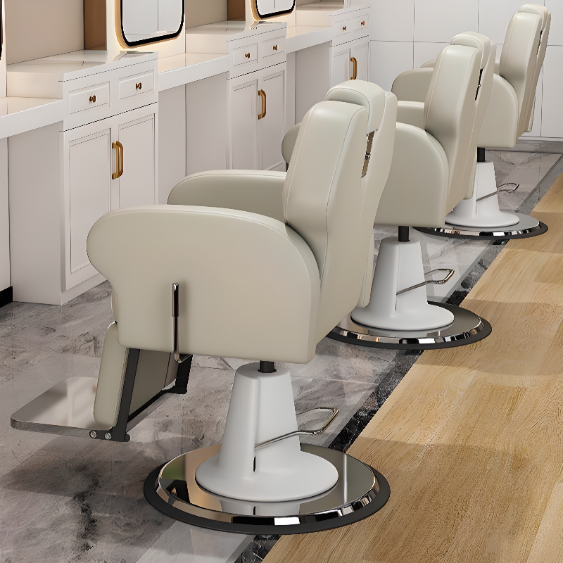 Stain Resistant Barber Chair with Variable Backrest