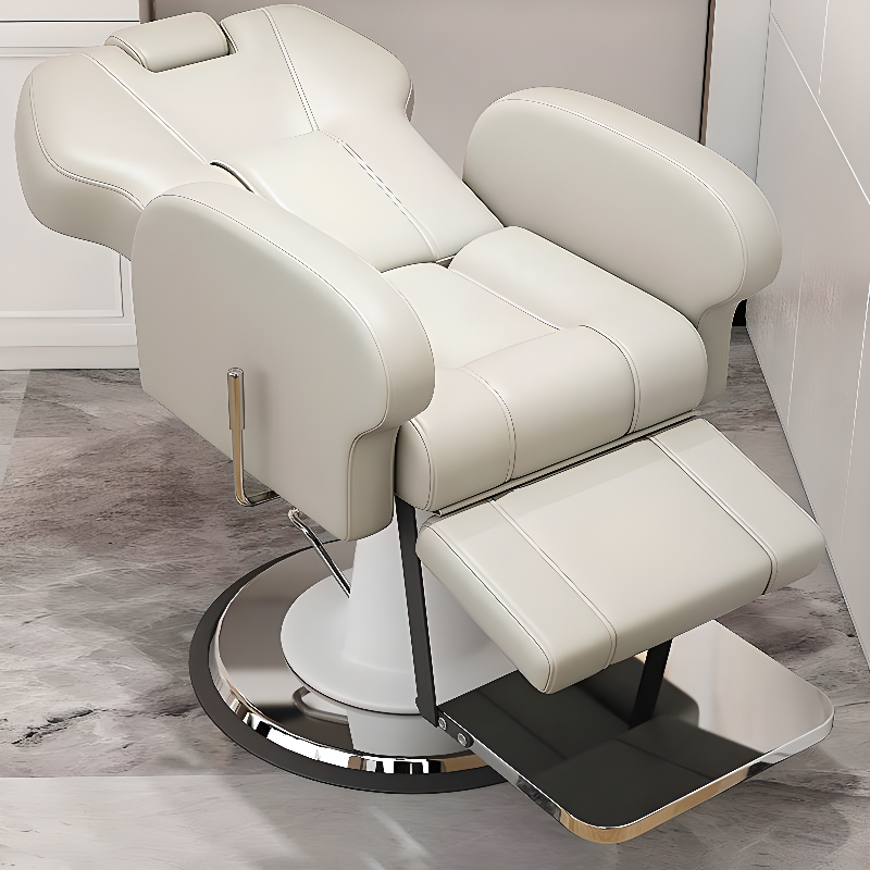 Cushioned Back Barber Chair with USB Port