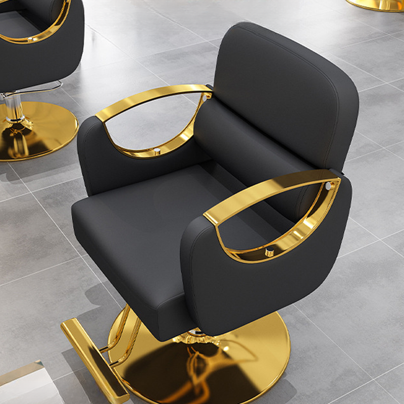 L-Shape Solid Colour Alloy Styling Chair with Footrest and Adjustable Features