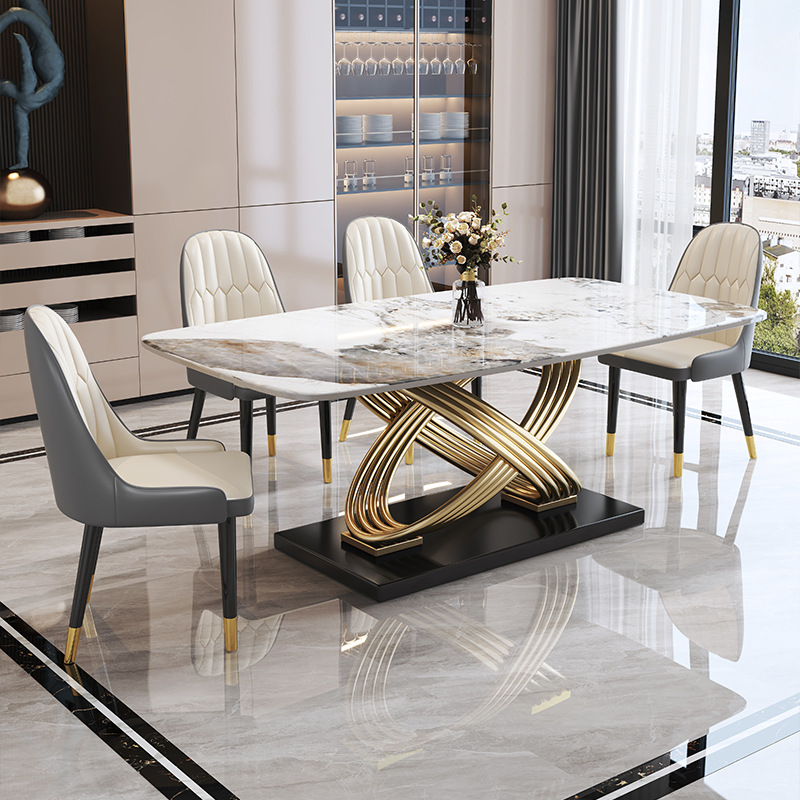 Elvara Dining set with Sintered Stone Top
