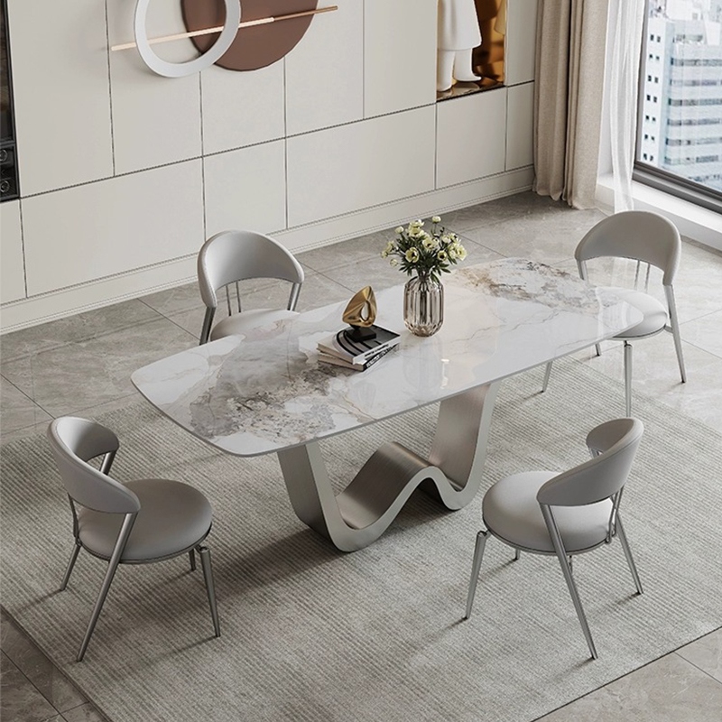 Molari Dining set with Sintered Stone Top
